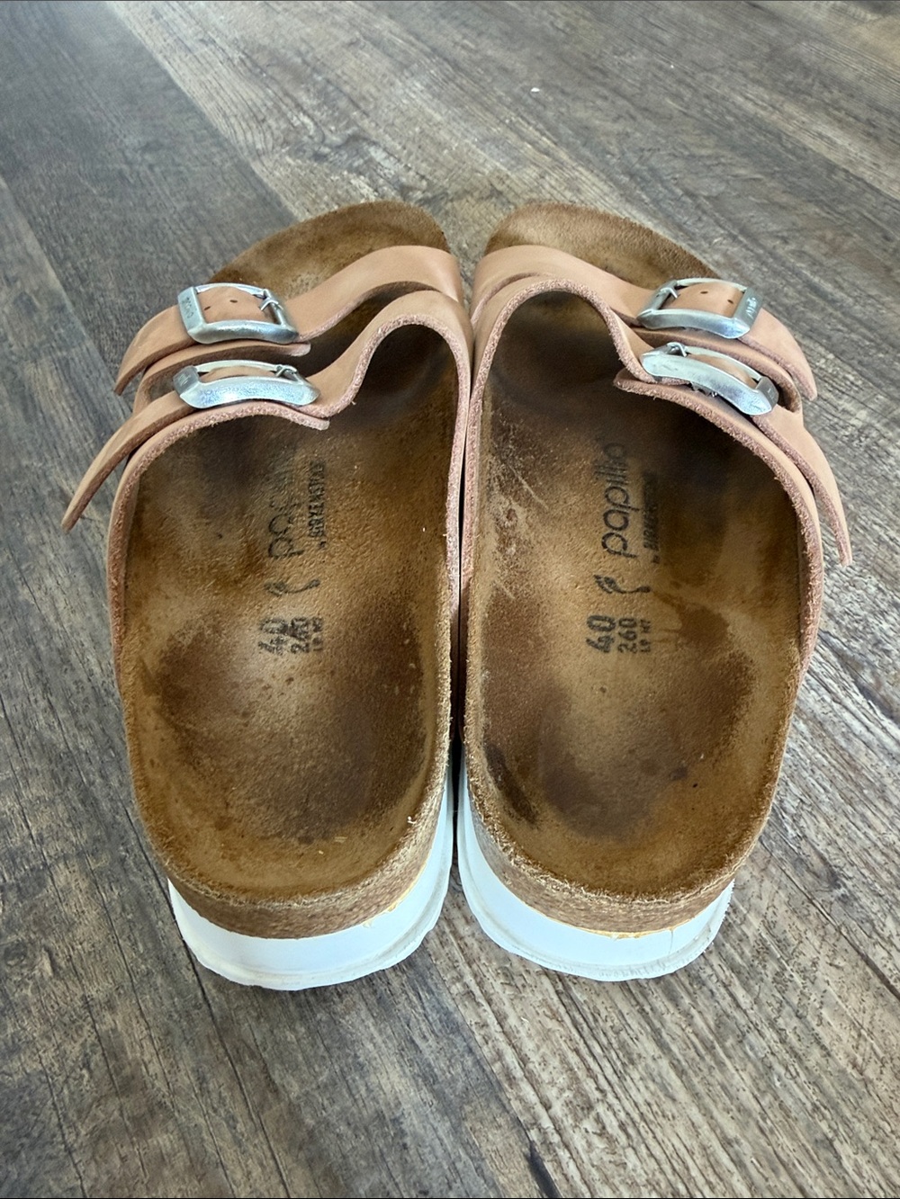 Papillio by Birkenstock EU40 (US 9) platform soft pink slip on sandal - Picture 9 of 12